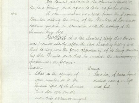 A scan of an old handwritten document.