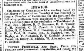 A black and white newspaper article